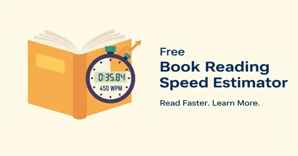 Book Reading Speed Estimator