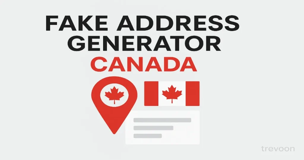 Fake Address Generator Canada