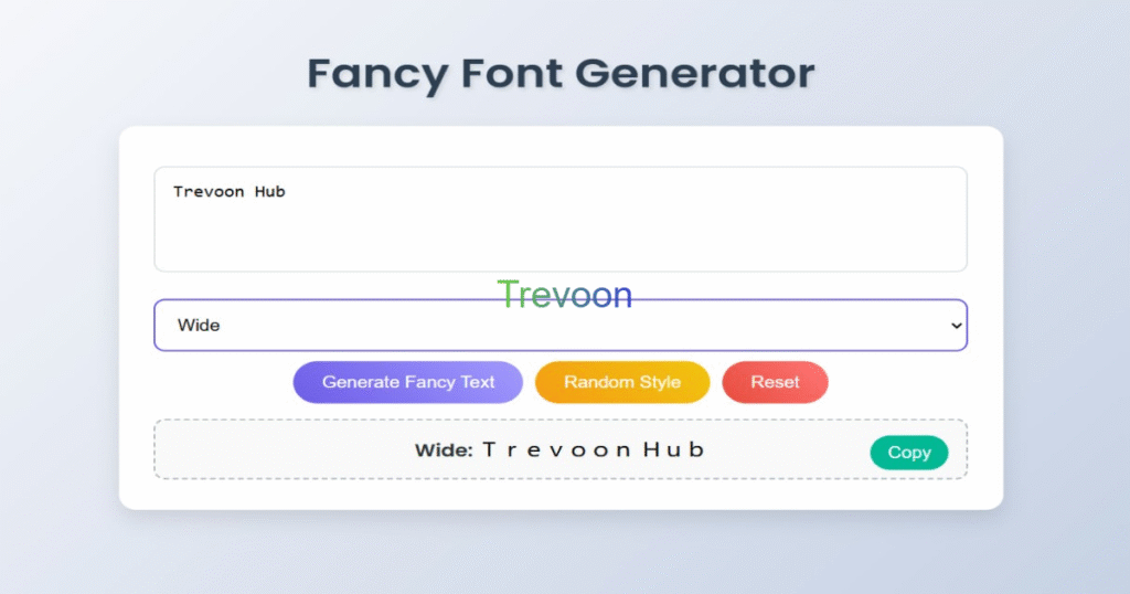 Fancy Font Generator