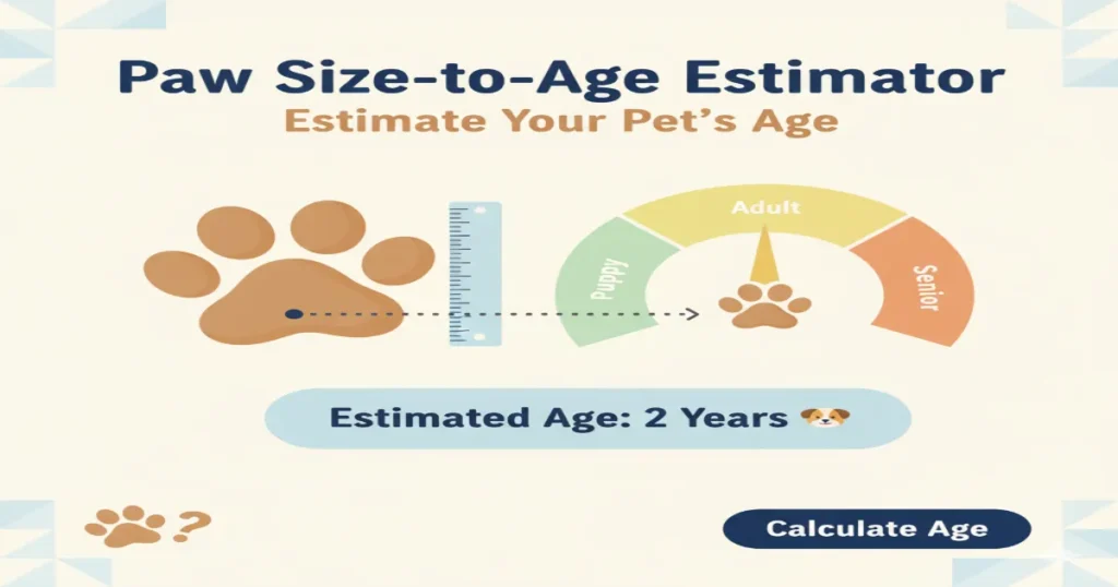 Paw Size-to-Age Estimator Estimate Your Pet's Age
