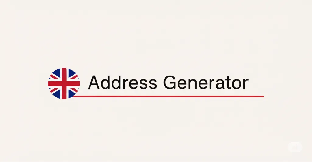 UK Address Generator
