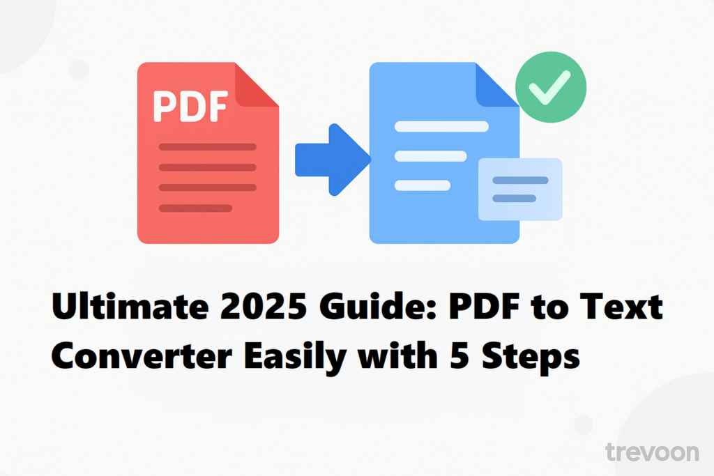 Ultimate 2025 Guide PDF to Text Converter Easily with 5 Steps