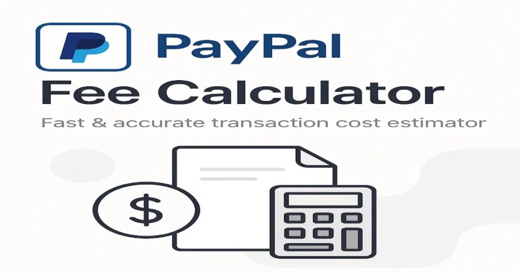 PayPal Fee Calculator – Calculate Fees Instantly in 2025